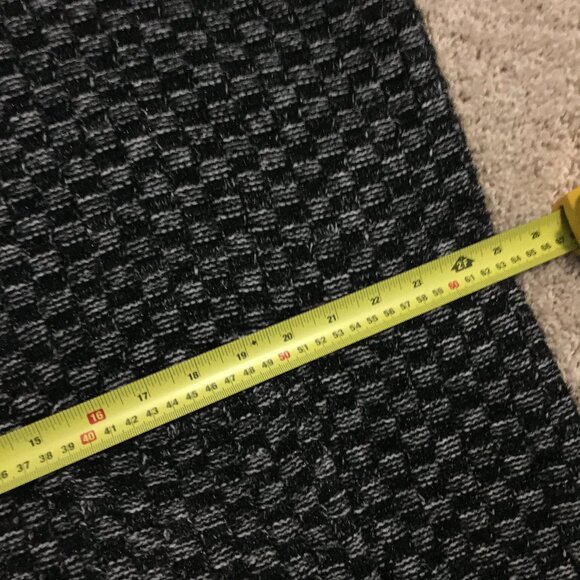 MaxSport Heavy Cozy Checkered Long Open Sweater Cardigan - Picture 14 of 16